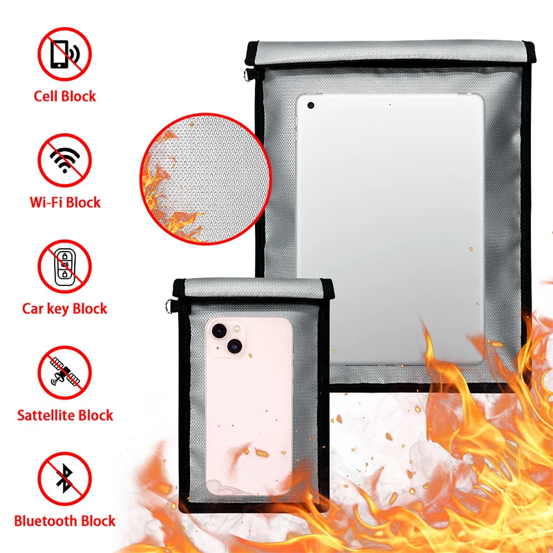 Car Key Signal Blocker - Tas Faraday Anti Api Anti Air