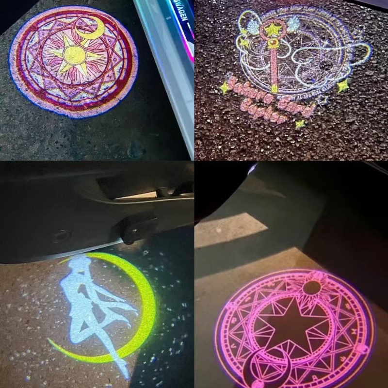 Car Accessories You Need - Lampu Proyektor Selamat Datang Mobil Anime
