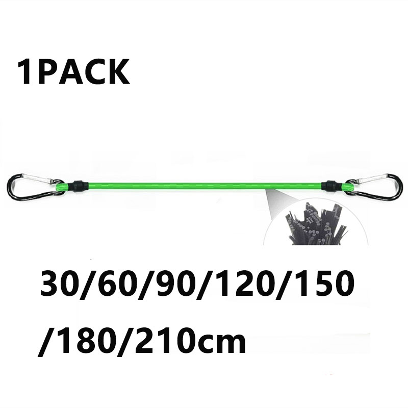 Car Accessories Roof Rack - Tali Elastis Teleskopik 30Cm-210Cm dengan Kait