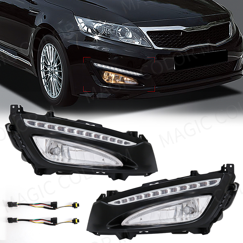 Car Accessories For Road Trip - Aksesori sarung lampu kabut Bumper depan