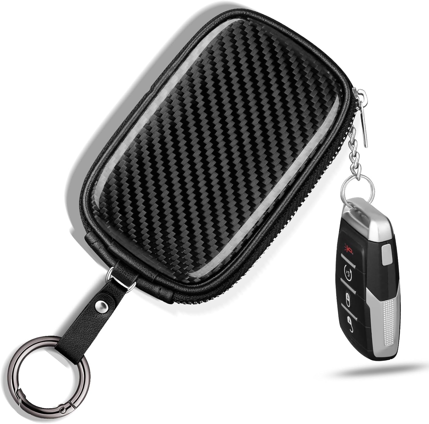 Car Key Signal Blocker - Kantong Tas Fob Kunci Universal Serat