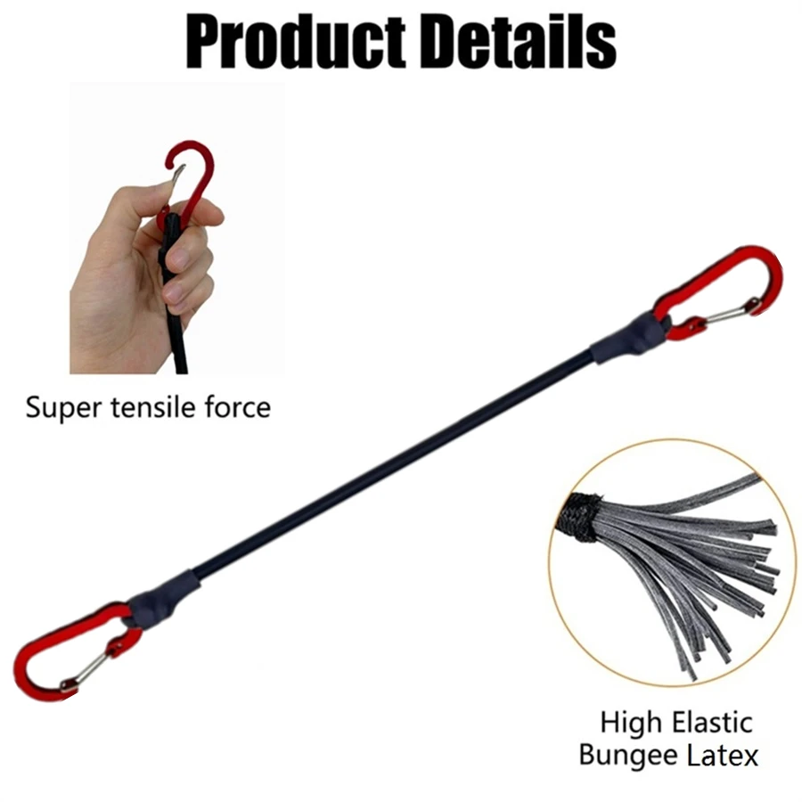Tali Bungee 8mm dengan Kait Me - Car Accessories Roof Rack ulasan dan harga