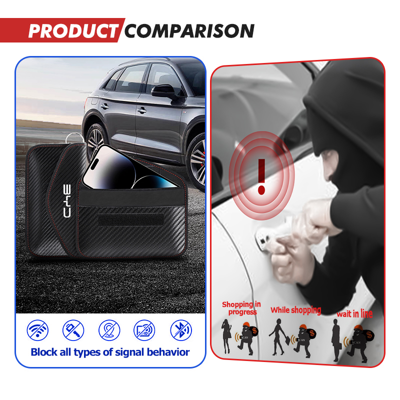 Dompet Kulit Kotak Pemblokir S - Car Key Signal Blocker ulasan dan harga
