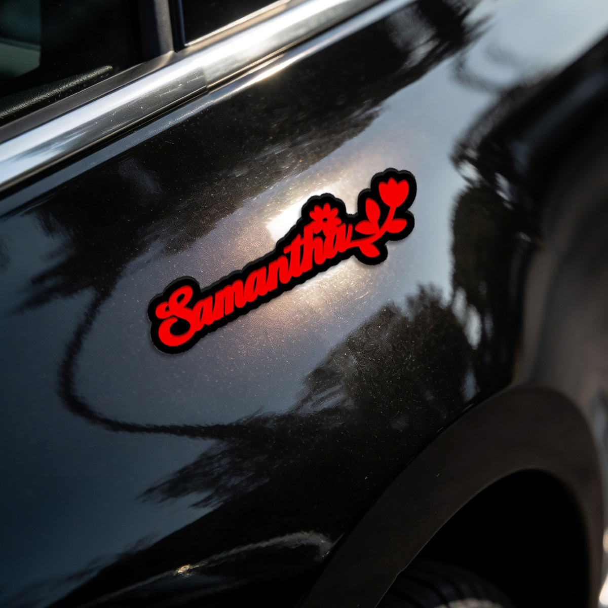 Stiker Mobil Bergaya Floral, S - Car Accessories Gifts ulasan dan harga