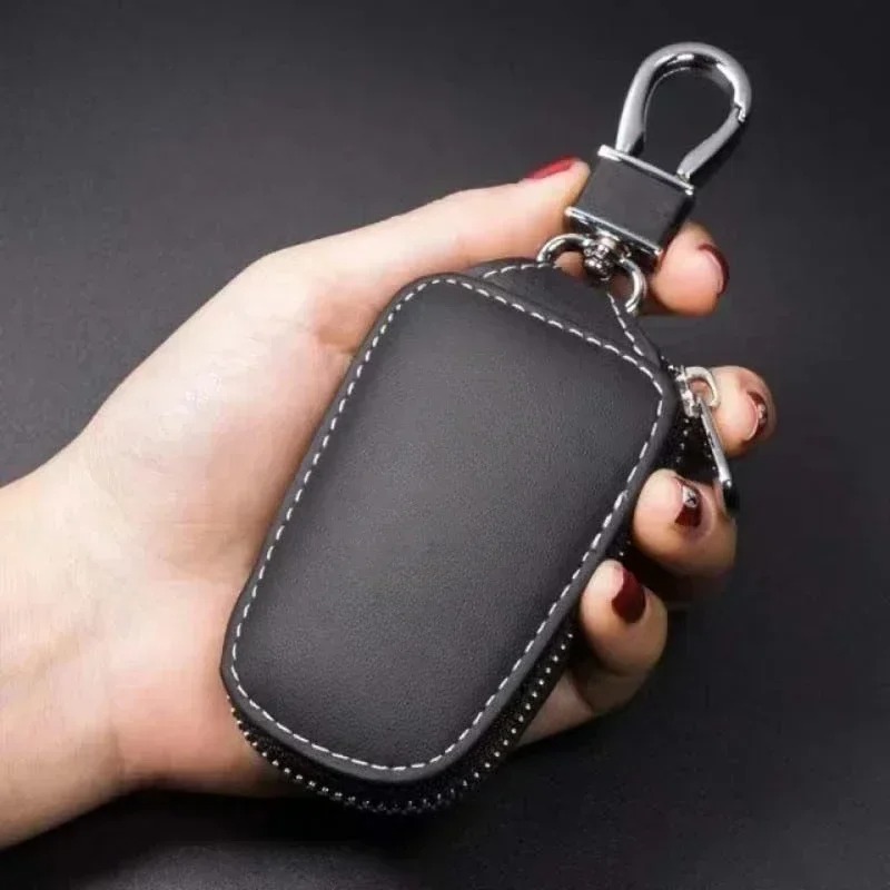 Sarung Kunci Mobil Kulit Lembu - Car Key Signal Blocker ulasan dan harga