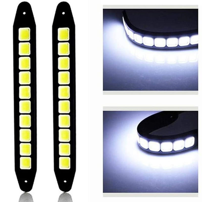 Lampu LED mobil, 1/2 buah DRL  - Car Accessories For Road Trip ulasan dan harga