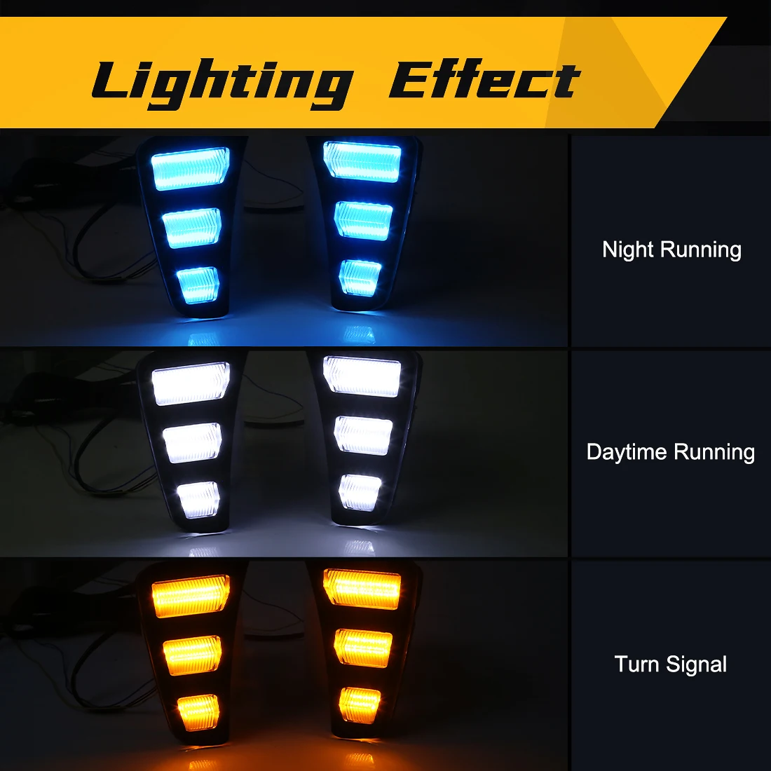 Lampu LED mobil siang hari unt - Car Accessories For Road Trip ulasan dan harga