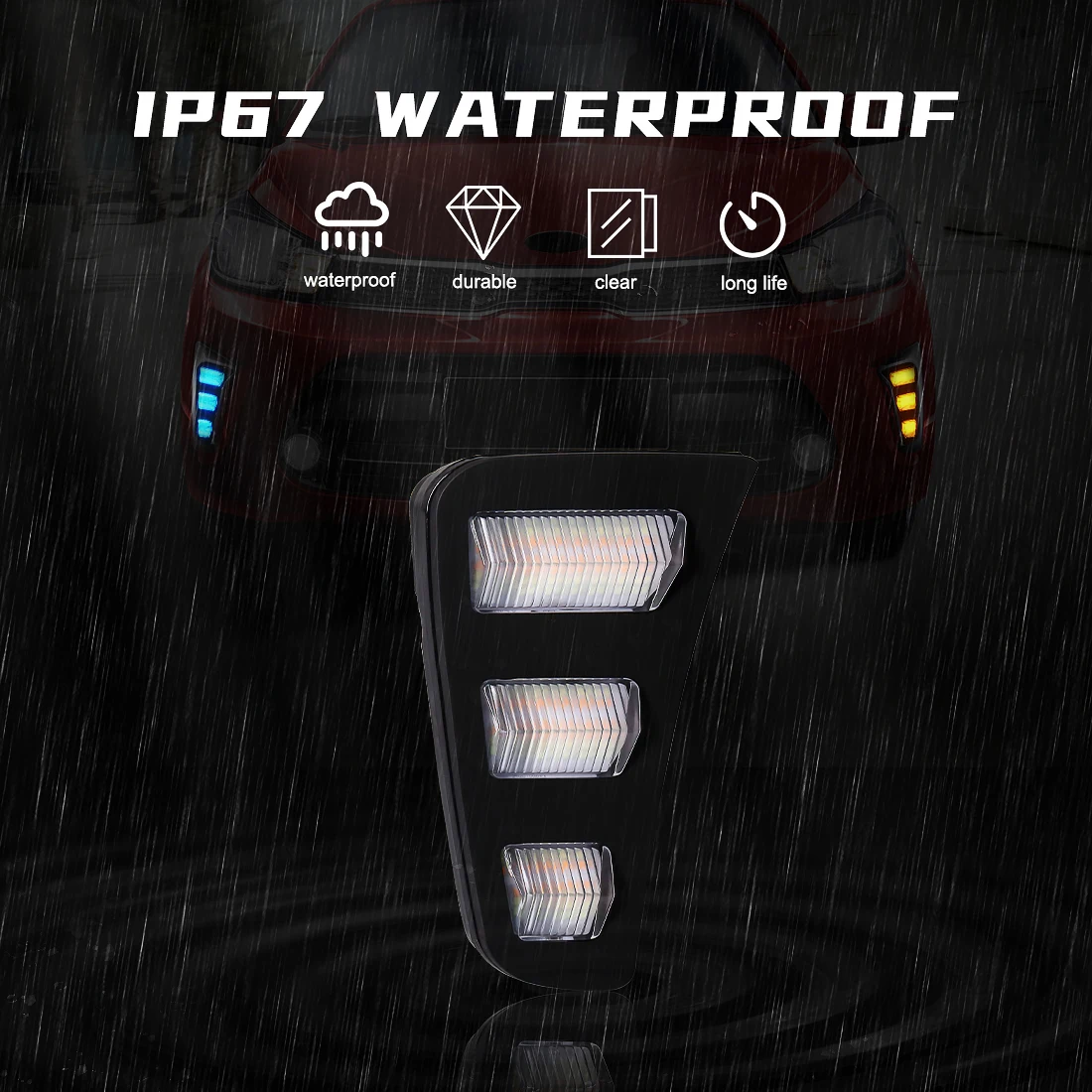 Lampu LED mobil siang hari unt - Car Accessories For Road Trip ulasan dan harga